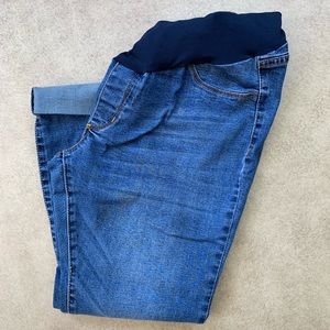 S.O.N.G. SONG Maternity Jeans Denim Rolled Hem XL